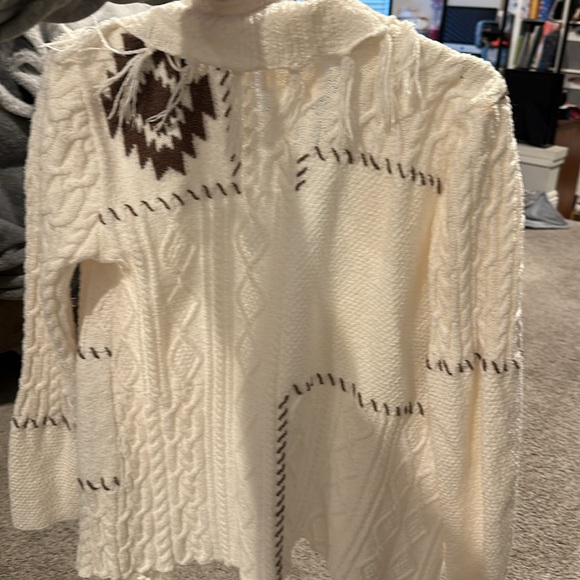 Idyllwind fringe cardigan Aztec print - Picture 4 of 4